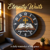 Grande Horloge Ronde Jesus Bible Basic Instructions