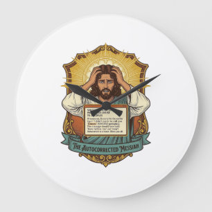 Grande Horloge Ronde Jésus E-mail Typo Correction Automatique Désastre