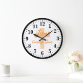 GRANDE HORLOGE RONDE JÉSUS VIENDRA BIENTÔT (Maison)