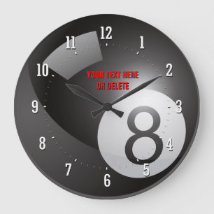 Grande Horloge Ronde Jeu de pool  Meilleur joueur