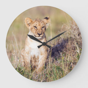 Grande Horloge Ronde Jeune lion