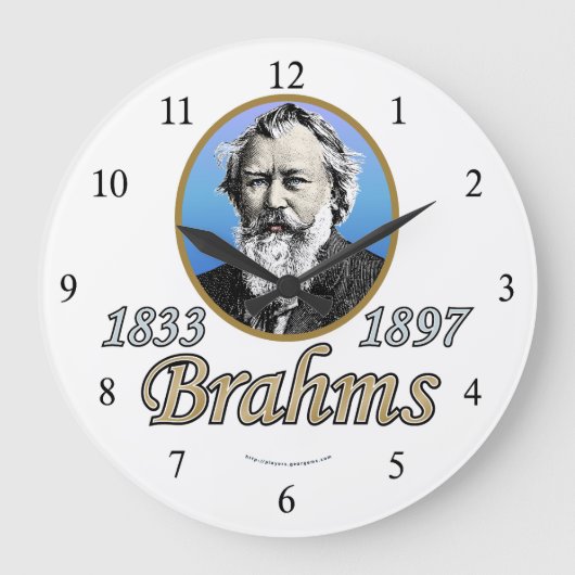 Grande Horloge Ronde Johannes Brahms (Recto)