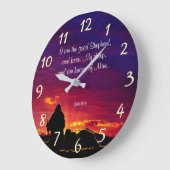 Grande Horloge Ronde John 10:14 (Angle)