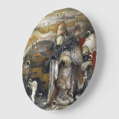 Grande Horloge Ronde John Bauer Troll (Angle)