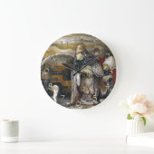 Grande Horloge Ronde John Bauer Troll (Maison)