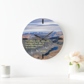 Grande Horloge Ronde John Muir Quota Large Clock (Maison)