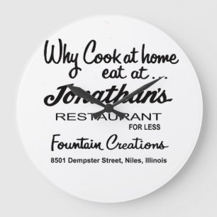 Grande Horloge Ronde Jonathan's Restaurant, Niles, IL