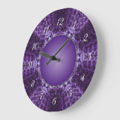 Grande Horloge Ronde Joyau de Couronne pourpre (Angle)