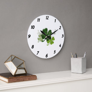 Grande Horloge Ronde Joyeuse Saint-Patrick