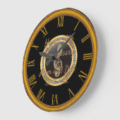 Grande Horloge Ronde Joyeux anniversaire (Angle)