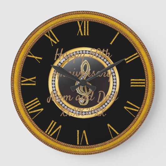 Grande Horloge Ronde Joyeux anniversaire (Recto)