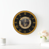 Grande Horloge Ronde Joyeux anniversaire (Maison)