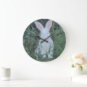 Grande Horloge Ronde Joyeux Lapin (Maison)