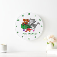 Joyeux Noël avec chat et chien