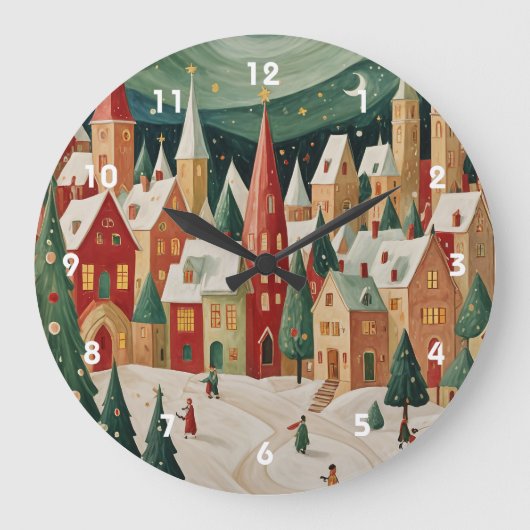 Grande Horloge Ronde Jubilé de Jingle Bell (Recto)