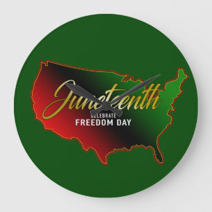 Grande Horloge Ronde Juneteenth Large Clock