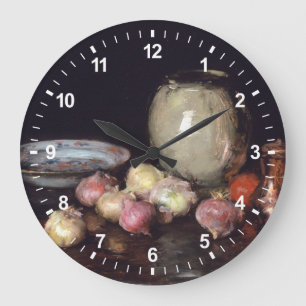 Grande Horloge Ronde Juste oignons