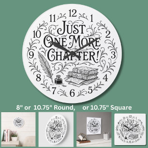 Grande Horloge Ronde Juste un chapitre de plus - pour les lecteurs et é