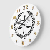 Grande Horloge Ronde Justice (Angle)