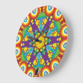 Grande Horloge Ronde Kaleidoscope phylétique (Angle)