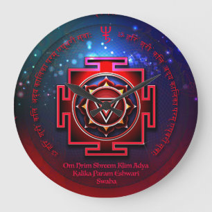 Grande Horloge Ronde Kali Yantra