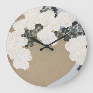 Grande Horloge Ronde Kamisaka Sekka japon peinture traditionnelle