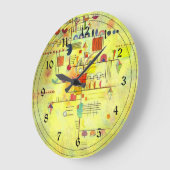 Grande Horloge Ronde Kandinsky - Accent Doux (Angle)