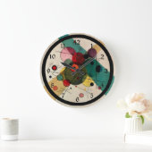 Grande Horloge Ronde Kandinsky - Cercles dans un cercle (Maison)
