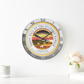 Grande Horloge Ronde Kansas (Maison)