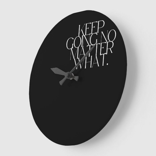 Grande Horloge Ronde Keep going no matter clock (Angle)