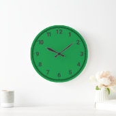 Grande Horloge Ronde Kelly green (Maison)