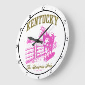 Grande Horloge Ronde Kentucky Bluegrass State Horse (Angle)