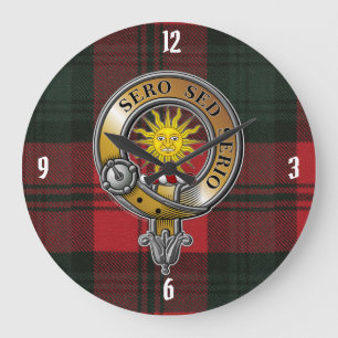 Grande Horloge Ronde Kerr Tartan & Badge