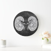 GRANDE HORLOGE RONDE KIDNEY 2 (Maison)