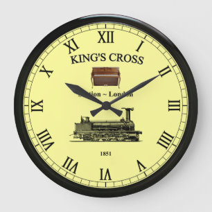 Grande Horloge Ronde King’s Cross Station~Londres Angleterre~Piano droi