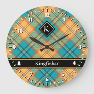Grande Horloge Ronde Kingfisher Tartan