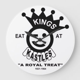 Grande Horloge Ronde Kings Kastle Hamburgers, Chicago, IL
