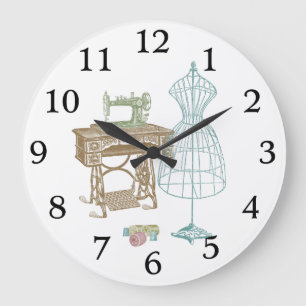 Grande Horloge Ronde Kit de forme pour broyeur d'antiquités Bureau de 