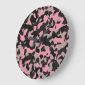 Grande Horloge Ronde Kitty Camo (Angle)