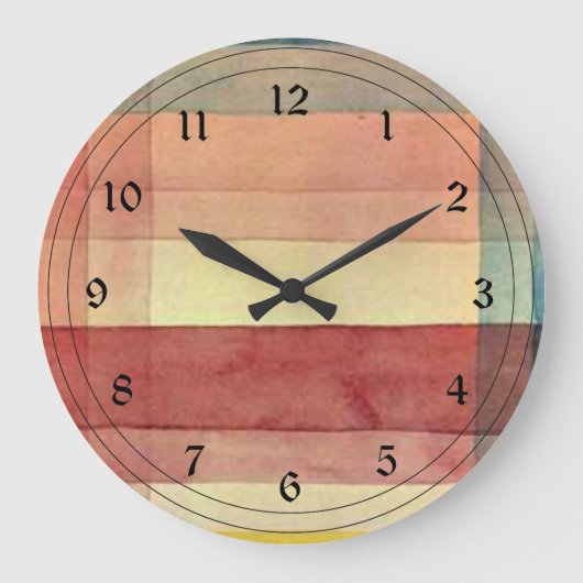 Grande Horloge Ronde Klee - Architecture de la plaine (Recto)