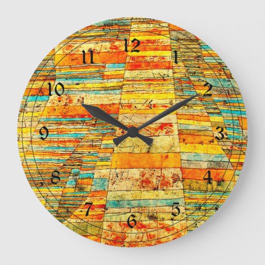 Grande Horloge Ronde Klee - Autoroutes et autoroutes (Recto)