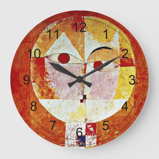Grande Horloge Ronde Klee : Senecio (Recto)