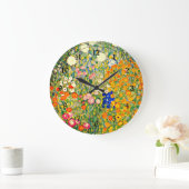 Grande Horloge Ronde Klimt - Jardin Fleur 1907 (Maison)