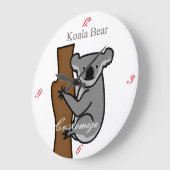 Grande Horloge Ronde Koala Bear Escalade Tree Thunder_Cove (Angle)
