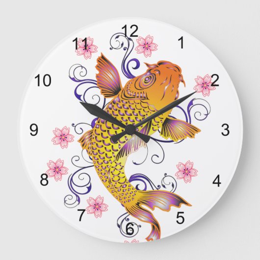 Grande Horloge Ronde Koi (Recto)