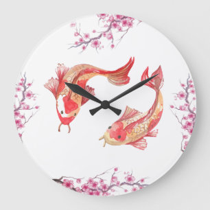 Grande Horloge Ronde Koi Pond