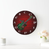 Grande Horloge Ronde KuuMa Guitar Clock (Maison)