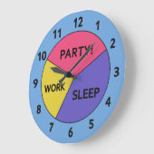 Grande Horloge Ronde La Charte de la vie (Angle)