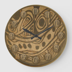 Grande Horloge Ronde La conception d'Inka synchronisent vers l'arrière