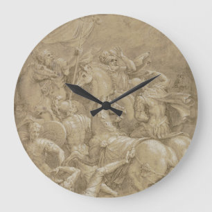 Grande Horloge Ronde La Conversion de saint Paul Art